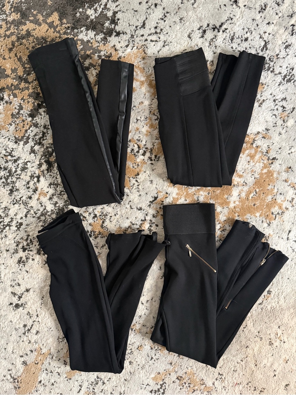 Zara Black Leggings Bundle - 4 Pairs